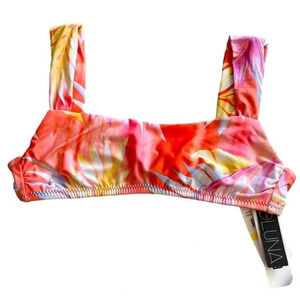 SO LUNA Colorful Swim Bra Size M